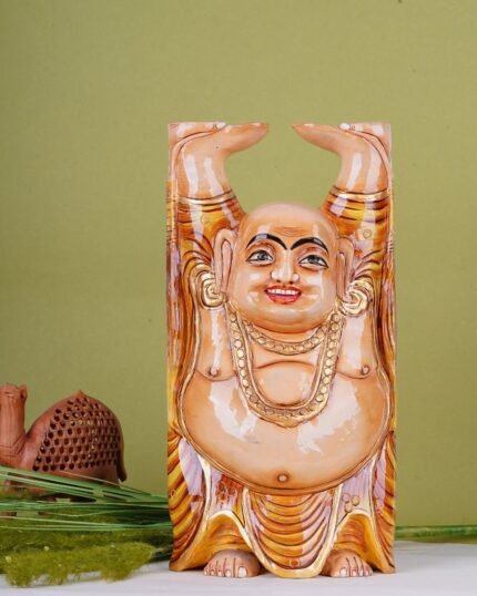 Laughing Buddha "BUDAI"- Wooden Craft